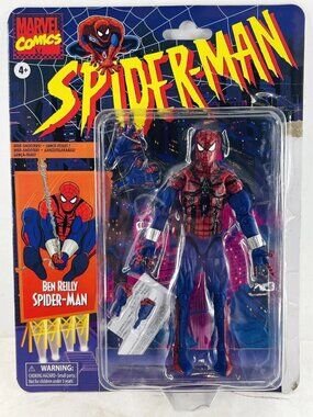 Marvel Legends Retro Spider-Man Ben Reilly Spiderman 6" Action Figure Torn Pack